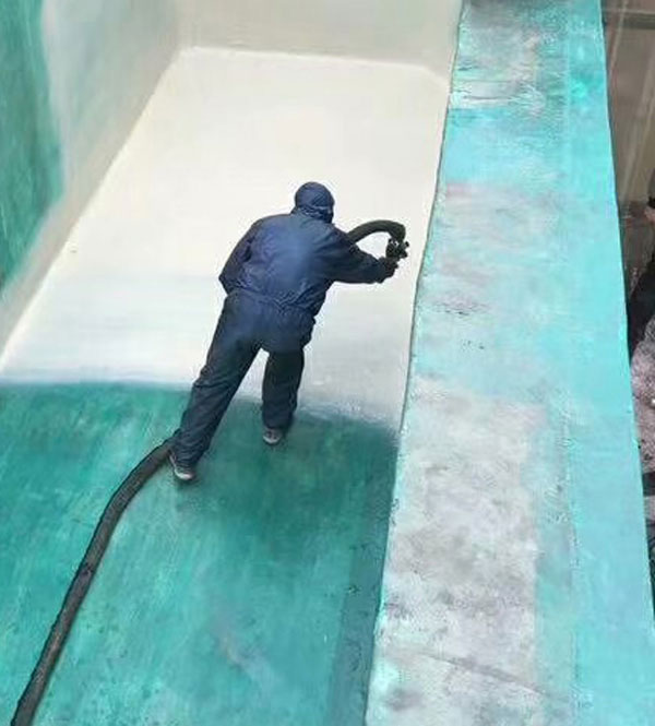 工業(yè)污水池防腐 化工廠污水池怎樣做防腐(圖3) 工業(yè)污水池防腐噴涂聚脲案例