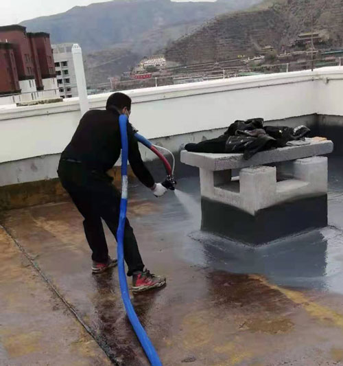 屋頂防水防護聚脲噴涂機設備(圖3) 屋頂防水防護聚脲噴涂案例